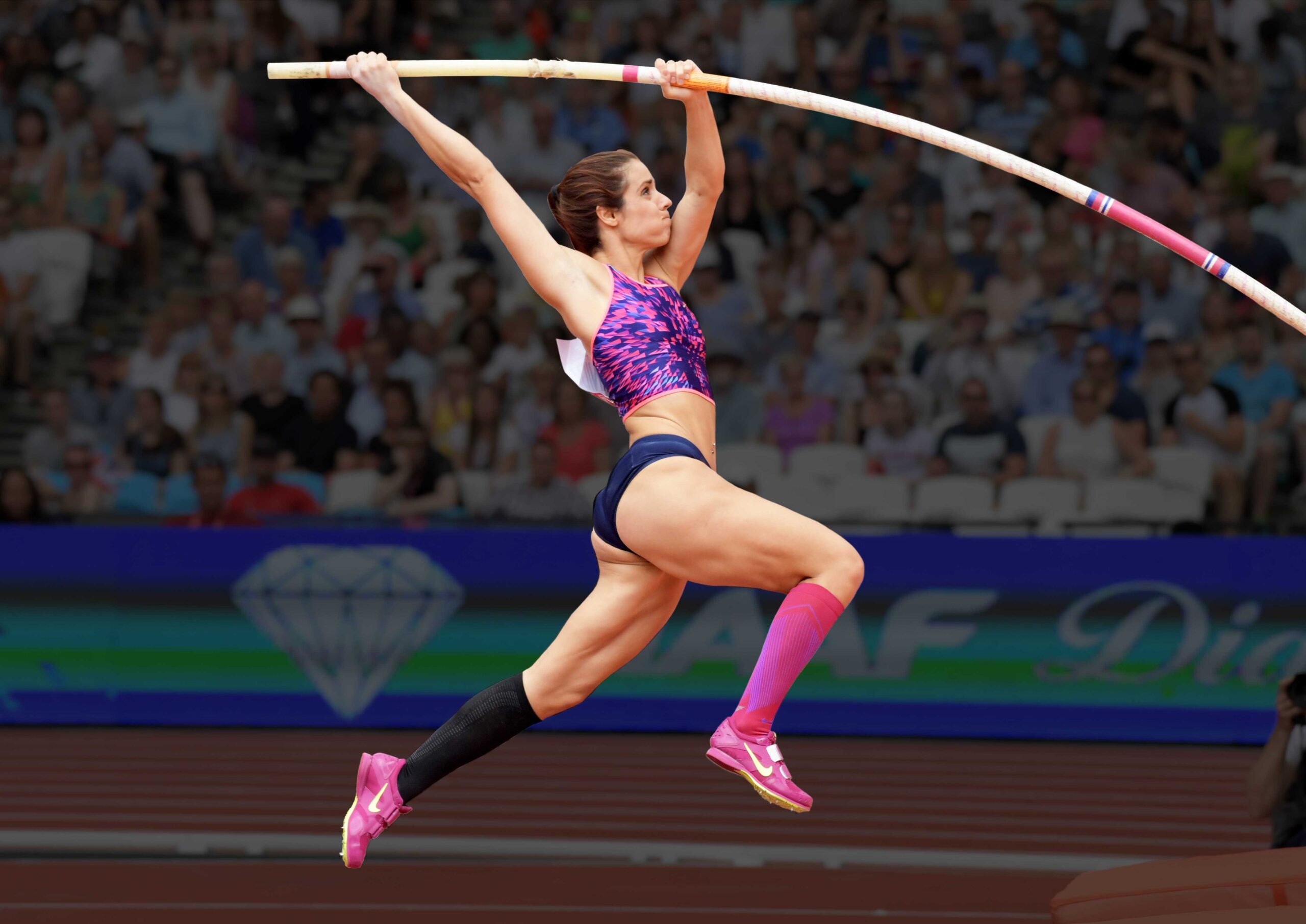 Greek National Pole Vault Record Holder and Olympic Champion vaulting with Spirit Vaulting Poles